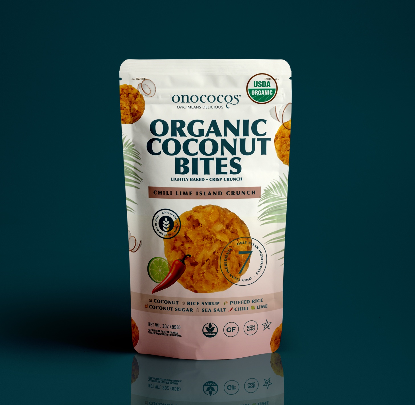 OnoCocos — Chili Lime Island Crunch — front
