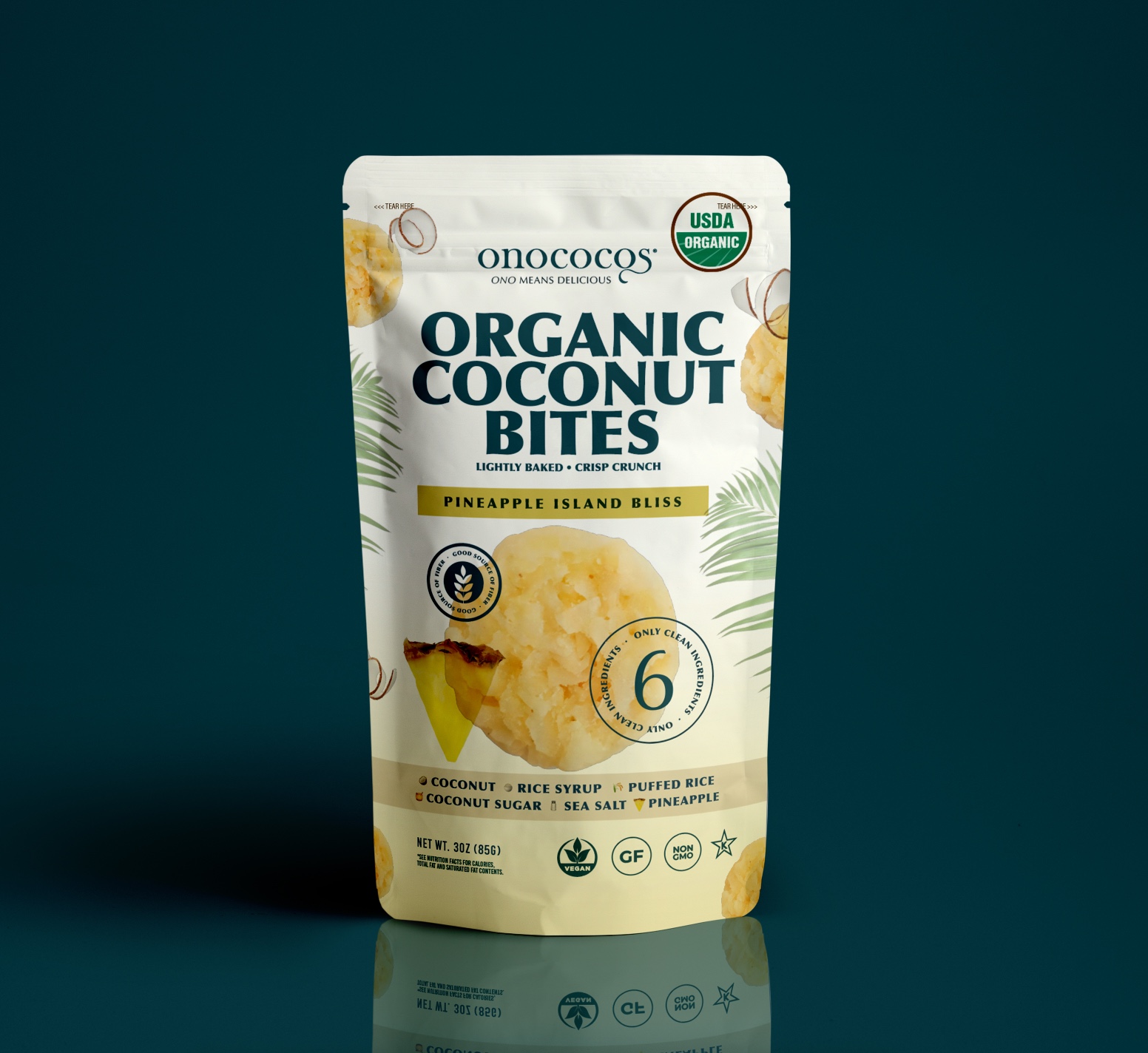OnoCocos — Pineapple Island Bliss — front